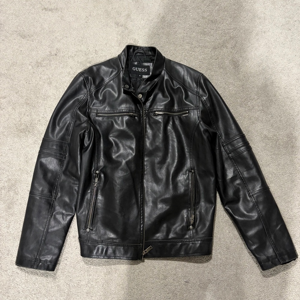 Black Faux Leather Jacket